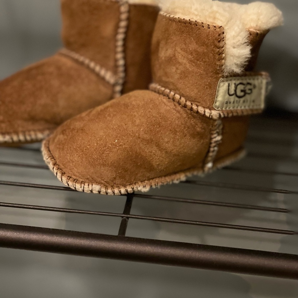 Infant small size UGG boots.